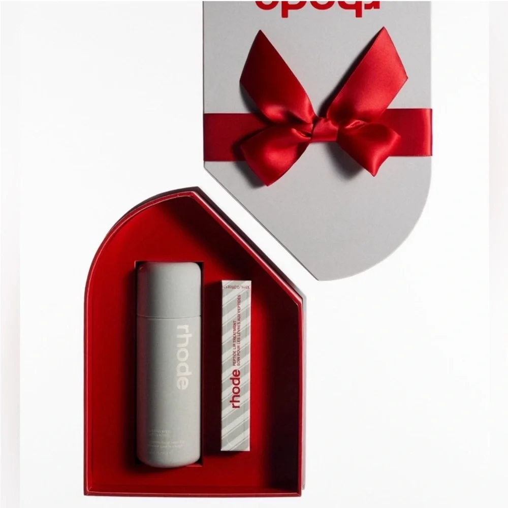 Rhode Holiday Duo Peppermint Peptide Lip Treatment & Glazing Milk NWT - Picture 2 of 6